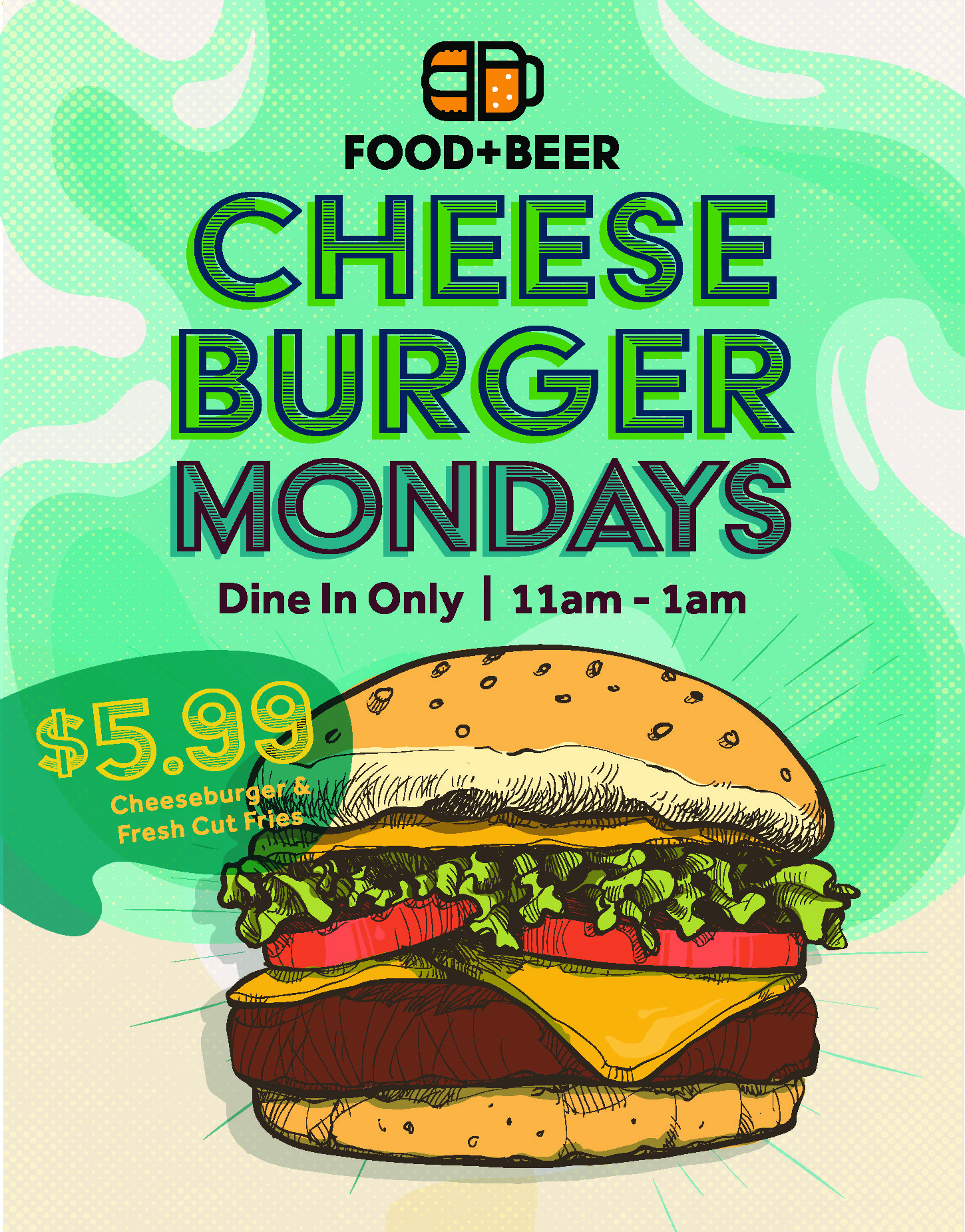 Food and Beer Cheeseburger Monday (1)